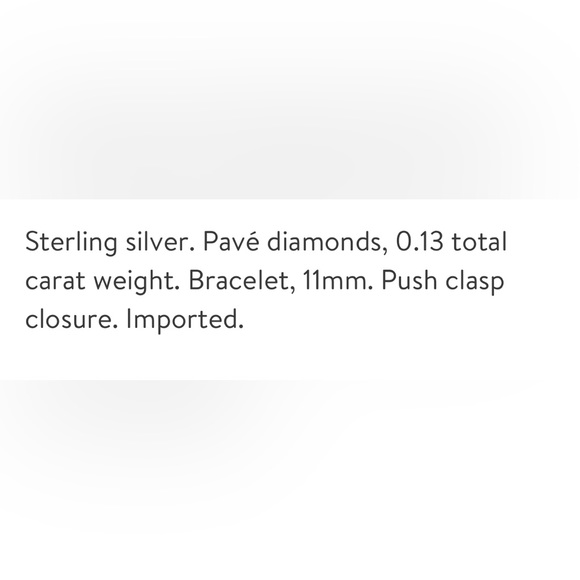 AUTH DAVID YURMAN Diamond Thoroughbred Link Bracelet Sterling Silver NEW RECEIPT - Picture 7 of 7